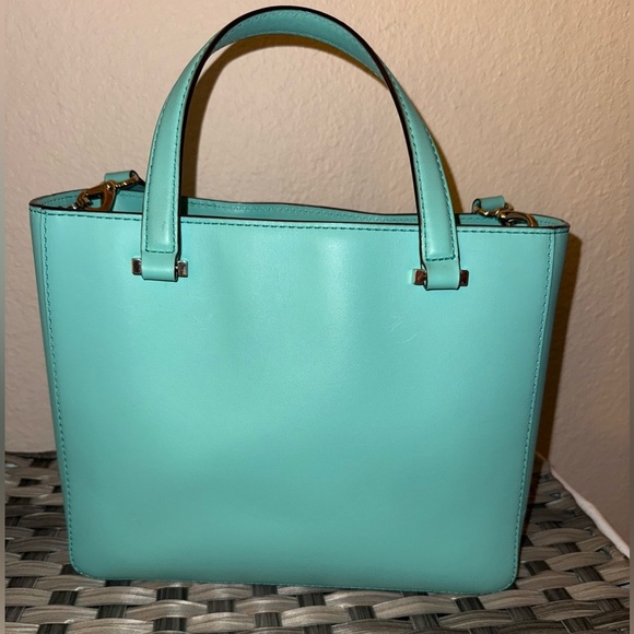 kate spade Handbags - Kate Spade New York Leather Satchel Crossbody Bag – Turquoise Blue